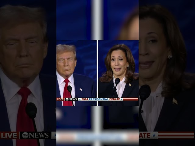 ⁣Trump, Harris kick off presidential debate