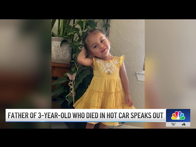 ⁣Father of Anaheim toddler who died in hot car speaks out