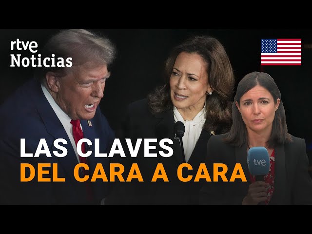 ⁣EE.UU.: HARRIS pone a TRUMP a la DEFENSIVA en un TENSO DEBATE lleno de ATAQUES | RTVE Noticias