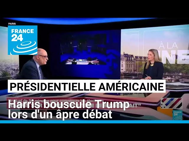 ⁣Présidentielle américaine : Harris bouscule Trump lors d'un âpre débat • FRANCE 24