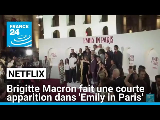 ⁣Brigitte Macron fait une courte apparition dans 'Emily in Paris' sur Netflix • FRANCE 24