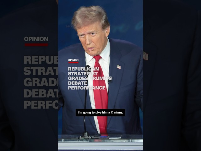 ⁣Republican strategist grades Trump’s debate performance