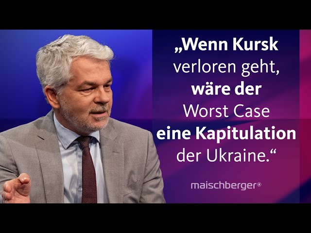 ⁣Militärexperte Carlo Masala über die Kursk-Offensive und die Lage in der Ukraine | maischberger