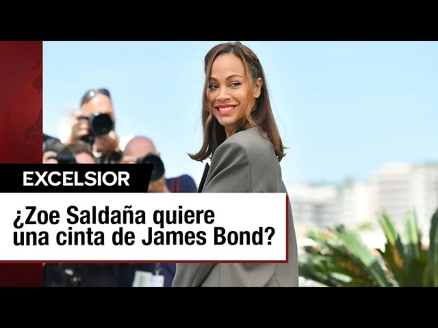 ⁣Zoe Saldaña quiere dirigir una película de James Bond