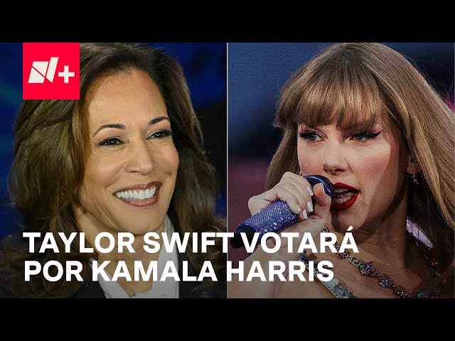 ⁣Taylor Swift anuncia que votará por Kamala Harris - En Punto