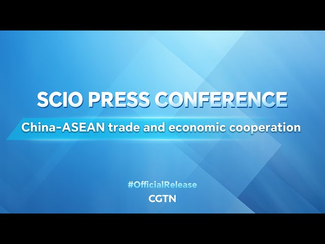 ⁣Live: SCIO briefs media on China-ASEAN trade and economic cooperation