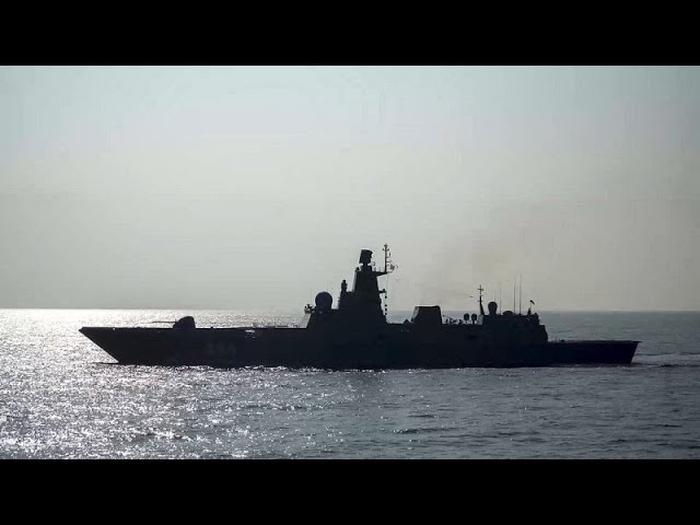 ⁣Russia launches joint navy drills with China