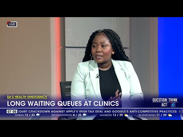 ⁣Discussion | SA's Health Emergency | Long waiting queues at clinics