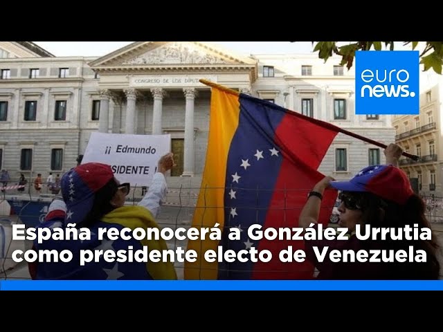 ⁣El Congreso español reconocerá a González Urrutia como presidente electo de Venezuela