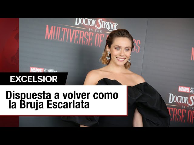 ⁣Elizabeth Olsen está dispuesta a volver al Universo Cinematográfico de Marvel siempre