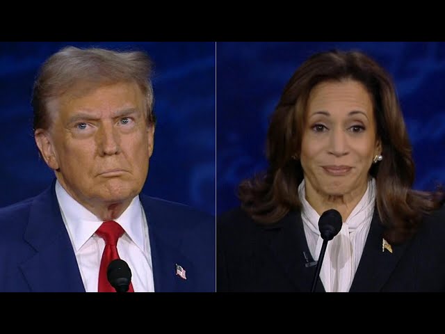 ⁣‘Here we go’: Donald Trump’s priceless reaction to Kamala’s first answer