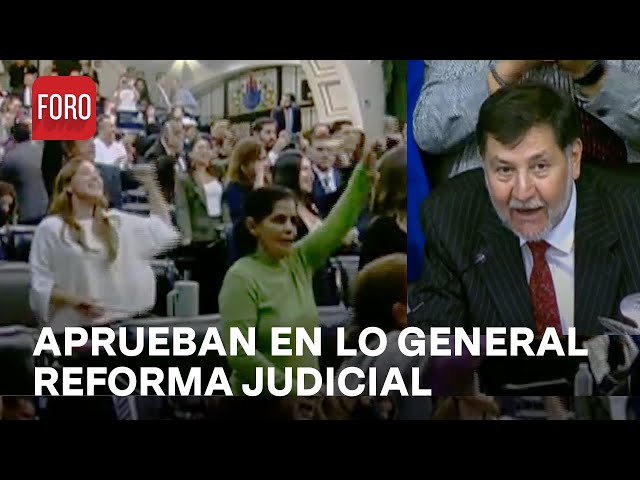 Senadores aprueban en lo general la Reforma al Poder Judicial - Las Noticias