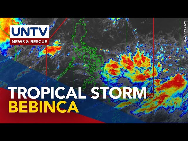 ⁣Tropical Storm Bebinca, posibleng pumasok sa PAR sa Biyernes o Sabado—PAGASA