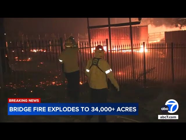 ⁣Wrightwood residents race for their lives as massive Bridge Fire consumes mountain terrain