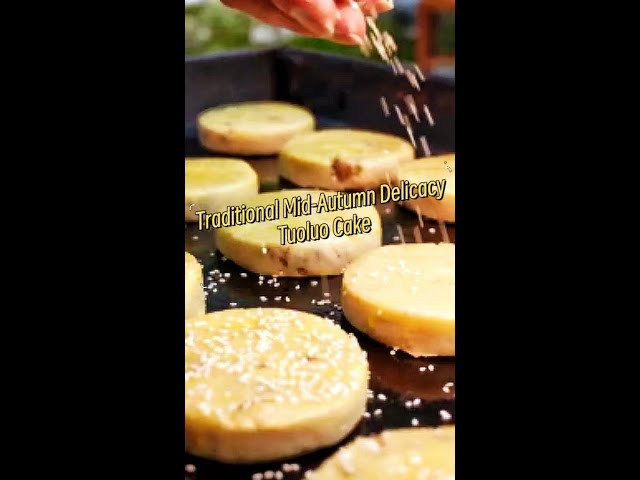 ⁣Tuoluo Cake: a bite of Chinese intangible cultural heritage during Mid-Autumn Festival