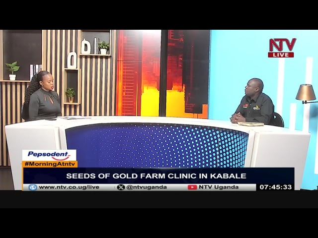 ⁣Seeds of Gold Farm Clinic in Kabale: adapting to climate change in agriculture