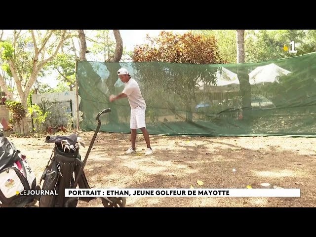 ⁣Portrait : Ethan, jeune golfeur de Mayotte