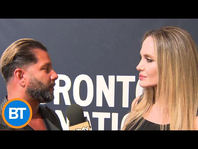 ⁣WATCH: Our Canadian-exclusive interview with Angelina Jolie at TIFF