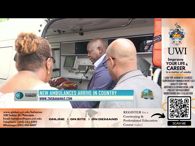 ⁣New Ambulances Arrive In Country