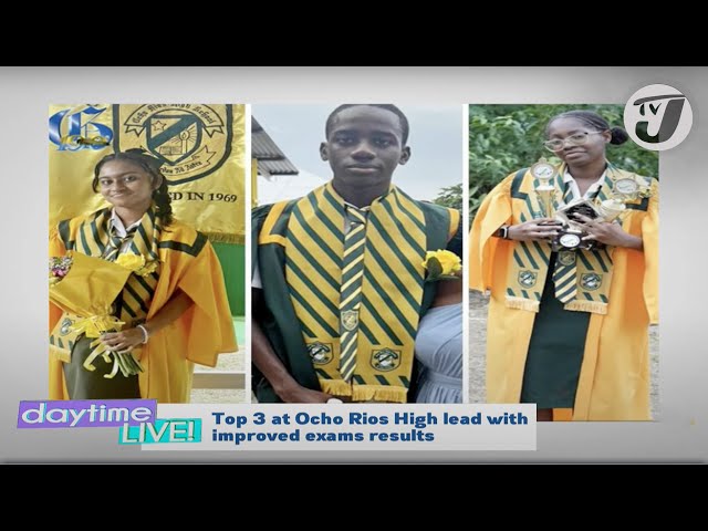 ⁣Top 3 at Ocho Rios High Lead with Improved Exams Results | TVJ Daytime Live