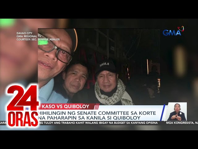 ⁣Hihilingin ng Senate committee sa korte na paharapin sa kanila si Pastor Apollo Quiboloy | 24 Oras