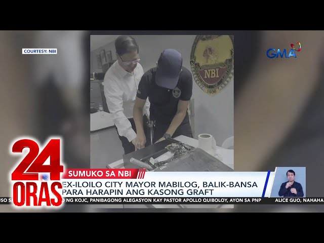 ⁣Ex-Iloilo City Mayor Mabilog, balik-bansa para harapin ang kasong graft | 24 Oras