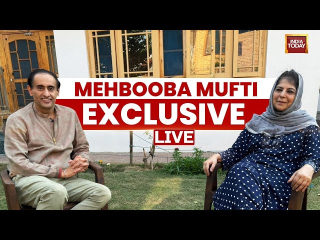 ⁣Mehbooba Mufti Exclusive Interview With Rahul Kanwal | Jammu & Kashmir Election News | India Tod