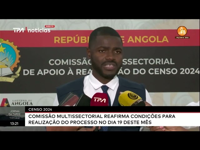 ⁣Censo 2024 - Comissão multissectorial reafirma condições para realização do processo ...