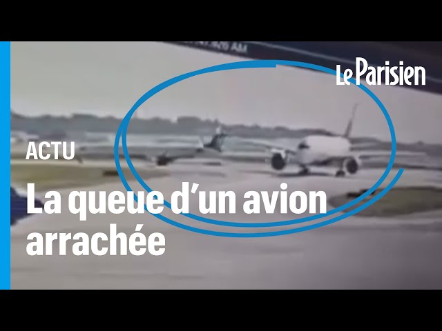 ⁣Un Airbus arrache la queue d'un Bombardier à l'aéroport d'Atlanta