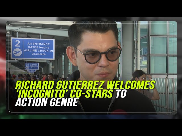 ⁣Richard Gutierrez welcomes 'Incognito' co-stars to action genre