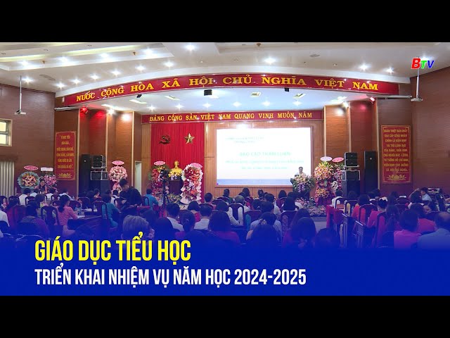 ⁣Giáo dục Tiểu học triển khai nhiệm vụ năm học 2024-2025