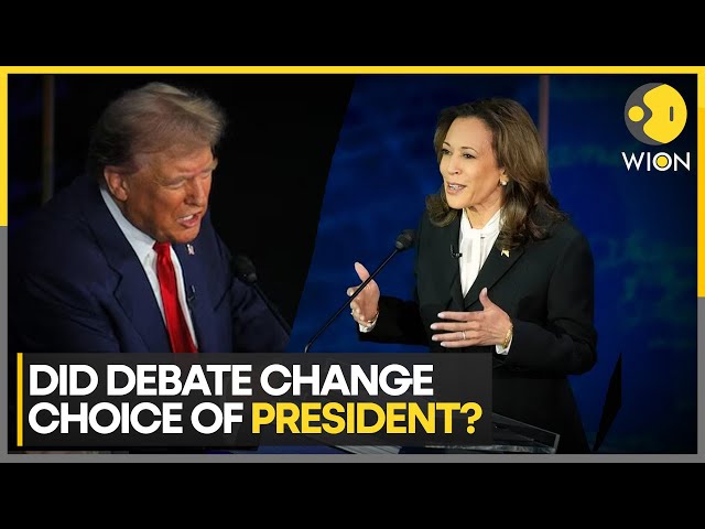 ⁣US Presidential Debate: Trump received a 23-point advantage over Harris on immigration | WION