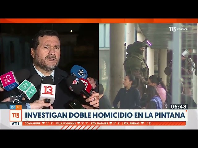 Investigan doble homicidio en La Pintana