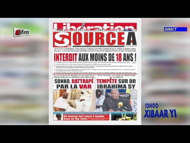 ⁣Revue de Presse du 11 Septembre 2024 présenté par Mamadou Mouhamed Ndiaye