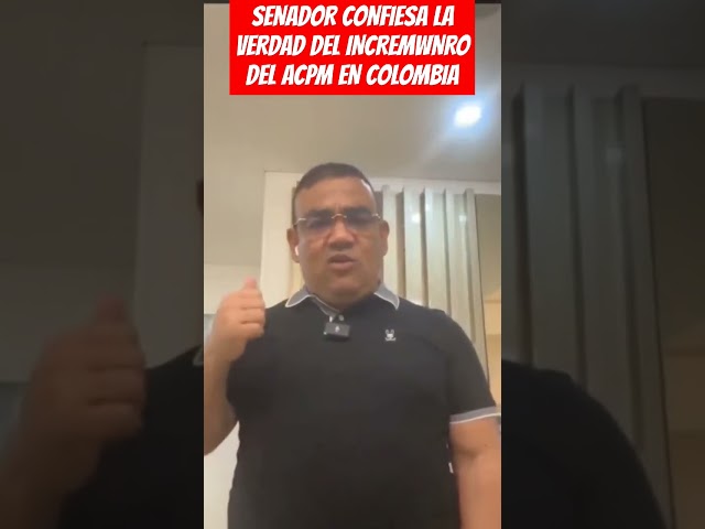 ⁣SENADOR CONFIESA LA VERDAD DEL INCREMWNRO DEL ACPM EN COLOMBIA