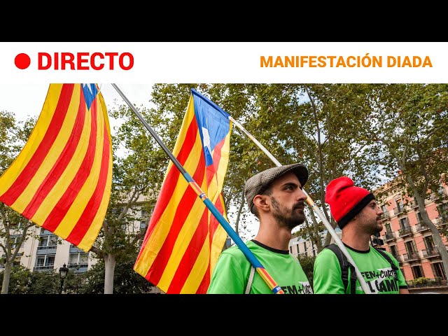 ⁣DIADA CATALUÑA  EN DIRECTO: MANIFESTACIÓN INDEPENDENTISTA organizada por la ANC | RTVE