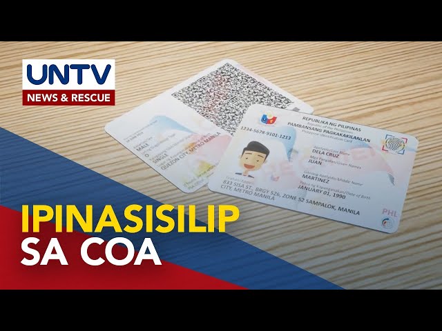 ⁣BSP, pinaiimbestigahan sa COA sa posibleng paglabag sa printing ng nat’l ID