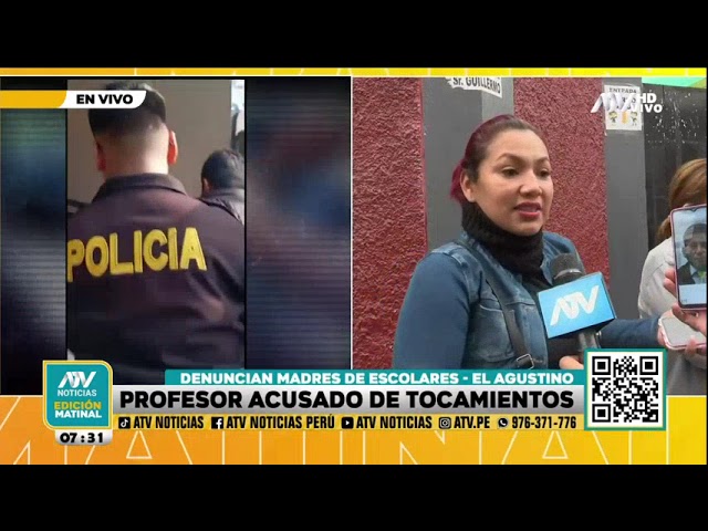 ⁣Madres de familia denuncian a profesor por tocamientos indebidos a sus menores hijas