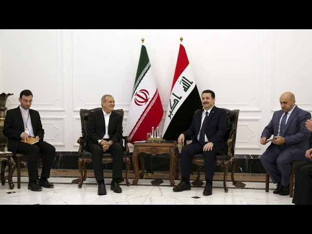 ⁣Iran's Pezeshkian seeks to cement ties in Iraq on his first trip abroad as president