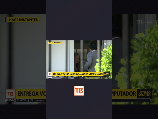 Personal de Carabineros llega a casa de Ángela Vivanco para incautar su celular y computador