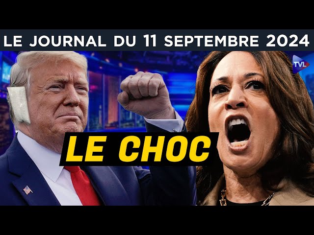 ⁣Trump - Harris : le Système se déchaîne - JT du mercredi 11 septembre 2024