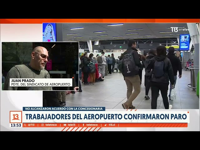 Trabajadores del aeropuerto confirmaron paro