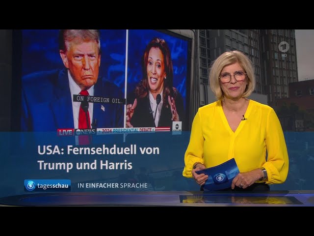 ⁣tagesschau in Einfacher Sprache 19:00 Uhr, 11.09.2024