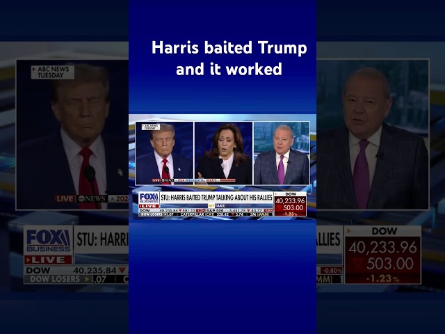 ⁣Varney: Trump waisted a chance to  expose Harris’ ‘dismal’ record #shorts