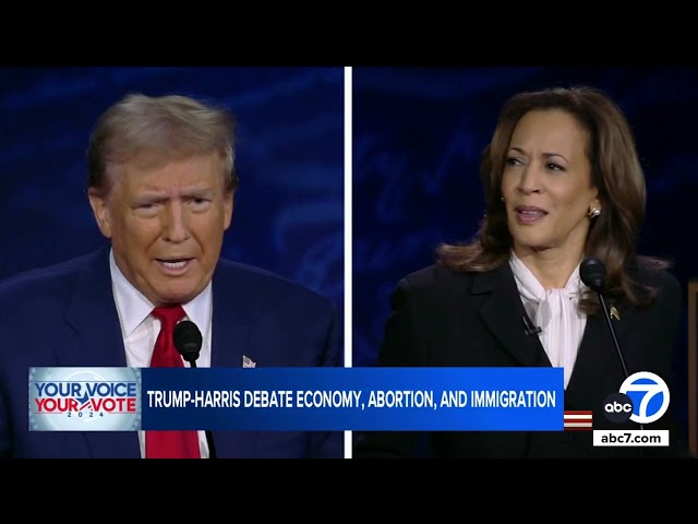 ⁣Trump-Harris debate: Heated exchanges on economy, abortion, immigration