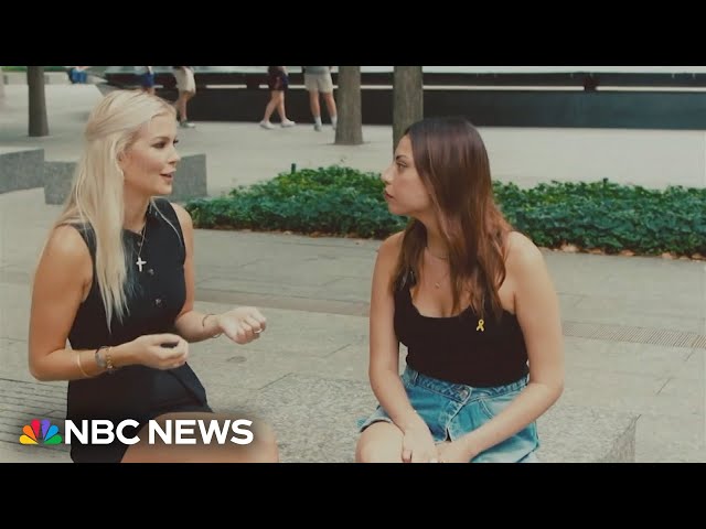 ⁣Daughters of 9/11 and Oct. 7 victims bond over their shared loss