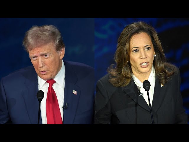 ⁣Voters discuss Trump's comments on 2020 election, Harris' fracking stance