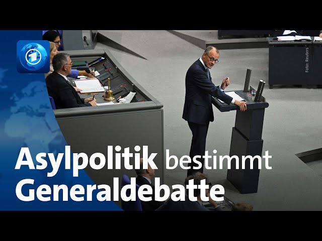 ⁣Asylpolitik bestimmt Generaldebatte: Schlagabtausch im Bundestag