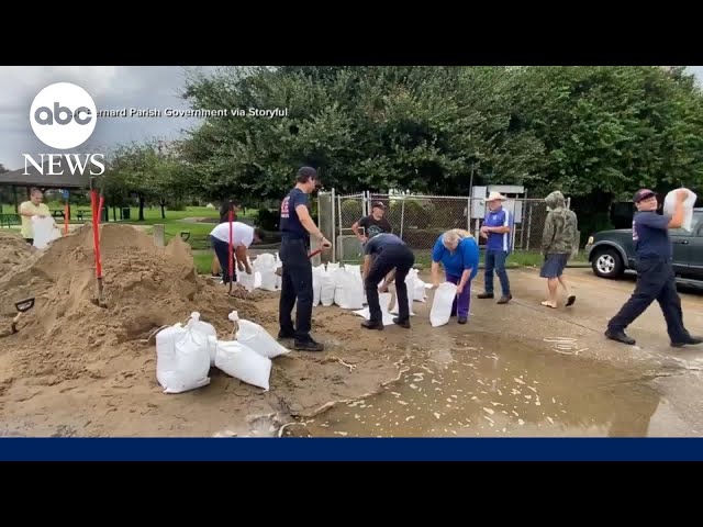 ⁣Emergency preparation underway ahead of Hurricane Francine