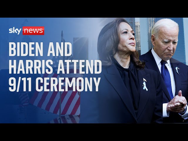 ⁣Watch live: President Biden and Vice President Harris participate in 9/11 wreath laying ceremony